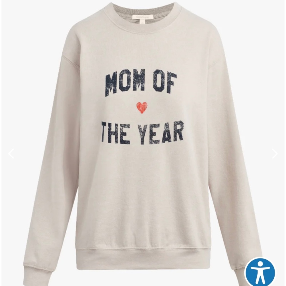 Favorite Daughter Mom of the Year Crewneck Oatmeal